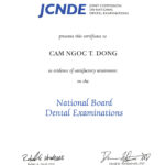 JCNDE National Board Dental Exam